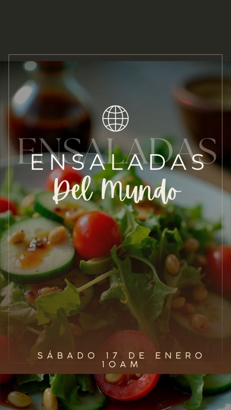 Ensaladas del mundo curso de cocina