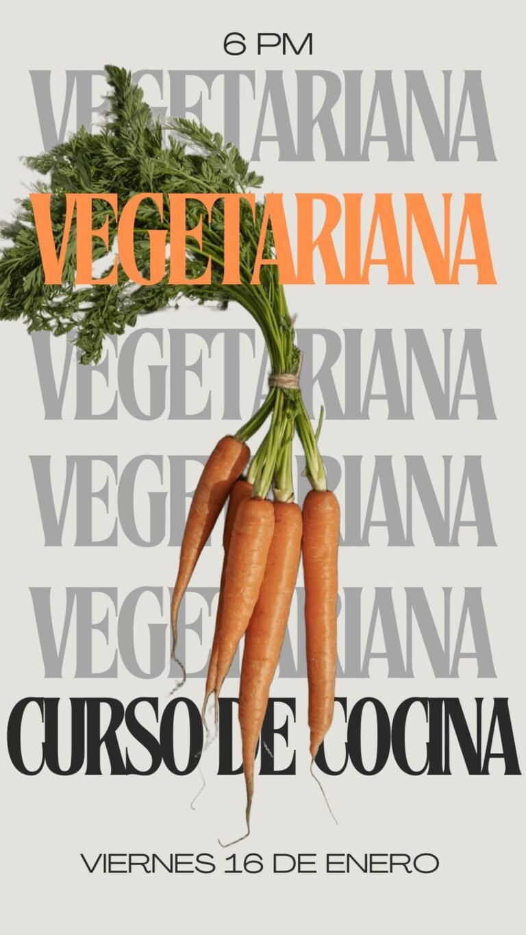 curso de cocina vegetariana bogota